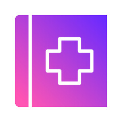 Medical Record Icon with Health Care Concept