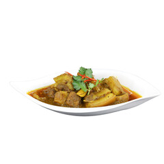 Savoring spicy stew a culinary delight in warm kitchen atmosphere