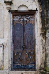 old wooden door