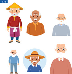 old man illustration