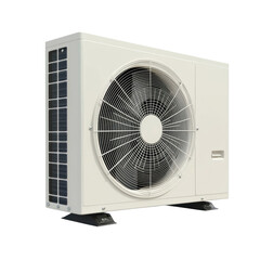 air conditioner outdoor unit  on white background