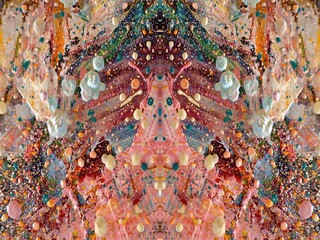 Abstract art background . Hand painting artwork on canvas .