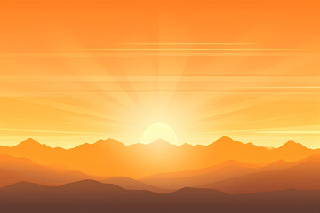 Fototapeta premium Sunrise Background Copy Space Style Raw 
