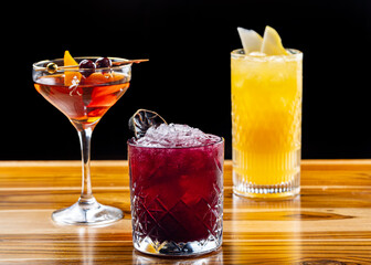 cocktail with orange