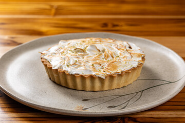 a piece of cake on a plate