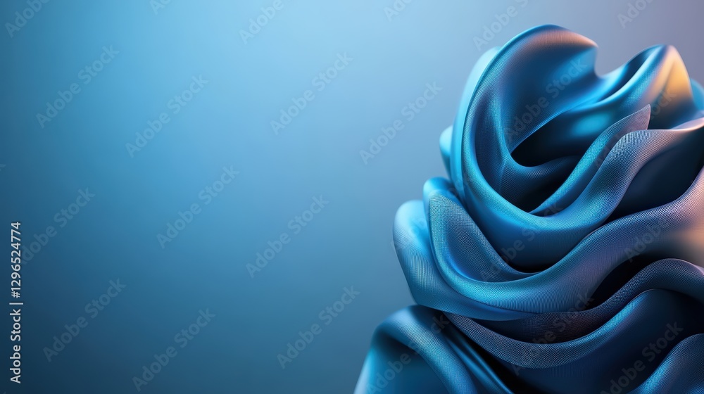 Poster blue and orange abstract background with dynamic patterns and textures for creative design projects