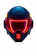 Art photograph The helmet features advanced technology and space element