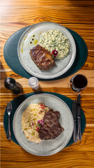 Fillet with risotto