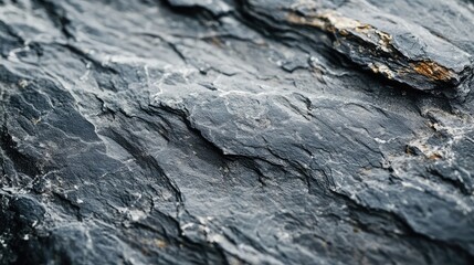 Close-up macro shot of an oyster's intricate texture, placed on a dark wet stone background, emphasizing freshness.