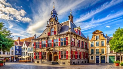 Historic Weighing House, Deventer, Brink Square, Netherlands - 16th Century Architecture