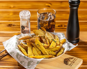 fried with spices