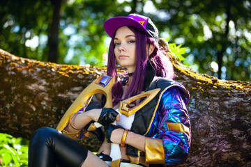 league of legends akali cosplay
