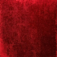 red distressed velvet fabric with vintage texture