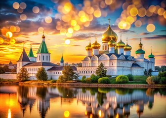 Ipatievsky Monastery Kostroma Russia - Historic Russian Orthodox Monastery Exterior Stock Photo