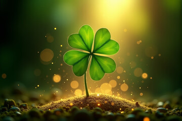 St. Patrick&rsquo;s Day festive background