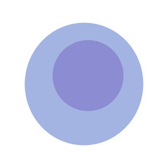 lymphocyte cells colored icon