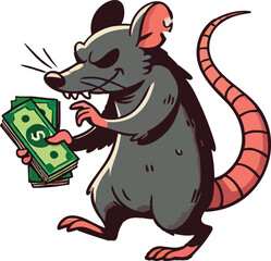 corruption rat character vector