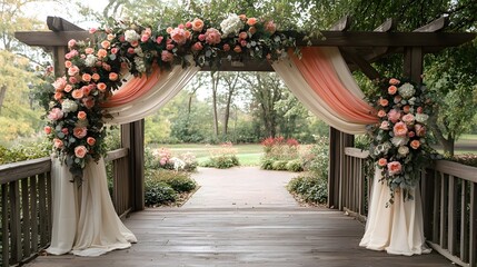 Discover a Wide Selection of Custom Colors for Ceremony Arch Backdrops to Suit Every Wedding Theme Beautifully