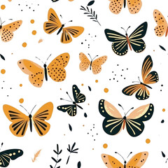 PNG  Butterfly pattern insect animal.