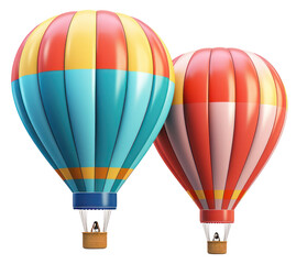 Fototapeta premium PNG Balloon aircraft vehicle