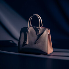 Premium Leather Female Handbag for product mockup