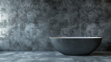 Modern Concrete Bathtub Interior