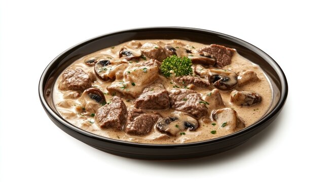 Creamy Beef Stroganoff Dish