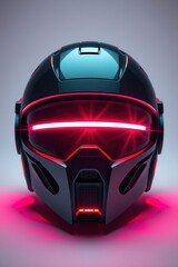  Art photograph The helmet features advanced technology and space element 