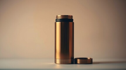  Art photograph, depicting a creepy thermos