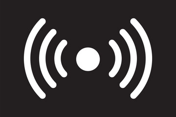 Wifi icon set. signal vector icon. Wireless icon vector