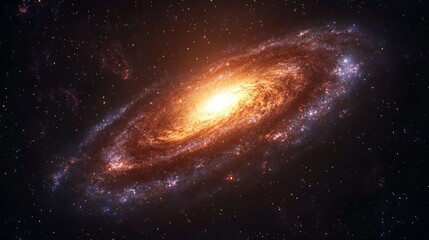 Obraz premium Spiral Galaxy in Deep Space