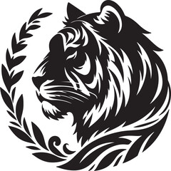 wild animals vector design oftigers isolated on white beckground
