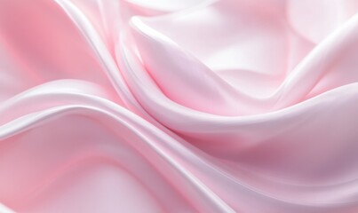 Obraz premium Soft pink glowing lines creating an abstract art piece, symbolizing creativity and digital space.