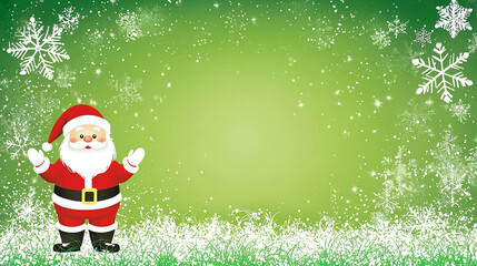 Obraz premium Christmas Santa Background Illustration