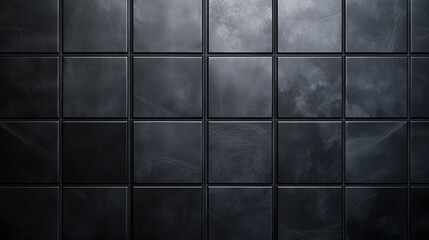 Naklejka premium black leather texture background