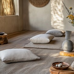 Yoga with Soft Textured Elements