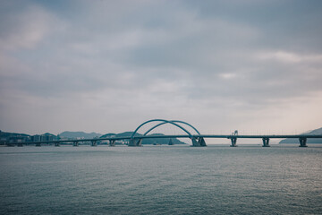 Fototapeta premium bridge over the river