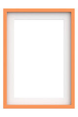 Fototapeta premium Picture frame. Portrait frame. 3D illustration.