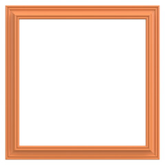 Obraz premium Picture frame. 3D frame. 3D illustration.