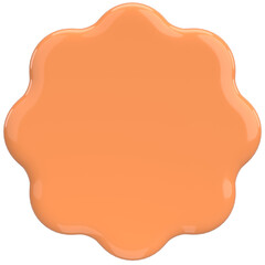 Price tag. Text box. 3D illustration.