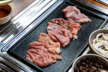 roasting beef tripe on the grill