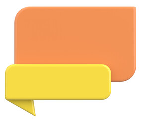 Price tag. Text box. 3D illustration.