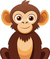 A monkey vector illustration 