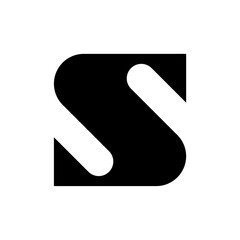 Letter S logo. Icon design. Template elements. Geometric abstract logos