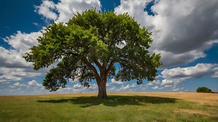 Obraz premium The Lone Guardian of the Field