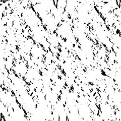 ILLUSTRATION ABSTRACT MESSY GRUNGE BLACK GRAINY TEXTURE ISOLATED ON WHITE BACKGROUND. DISTRESS DIRTY ROUGH MONOCHROME COLOR DESIGN VECTOR