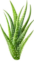 Fototapeta premium Aloe Vera Plant Illustration