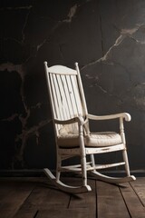 Aesthetic old rocking chair