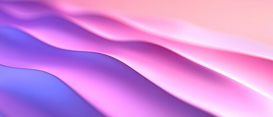 Obraz premium Abstract Pink Purple Gradient Wave Background