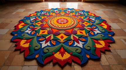 Quantum-Entangled Sand Mandala Sculptures